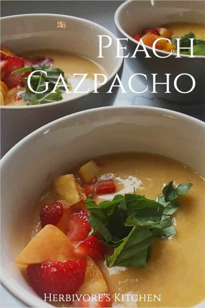 Peach Gazpacho: Celebrate the End of Summer with this Fruit Gazpacho Recipe