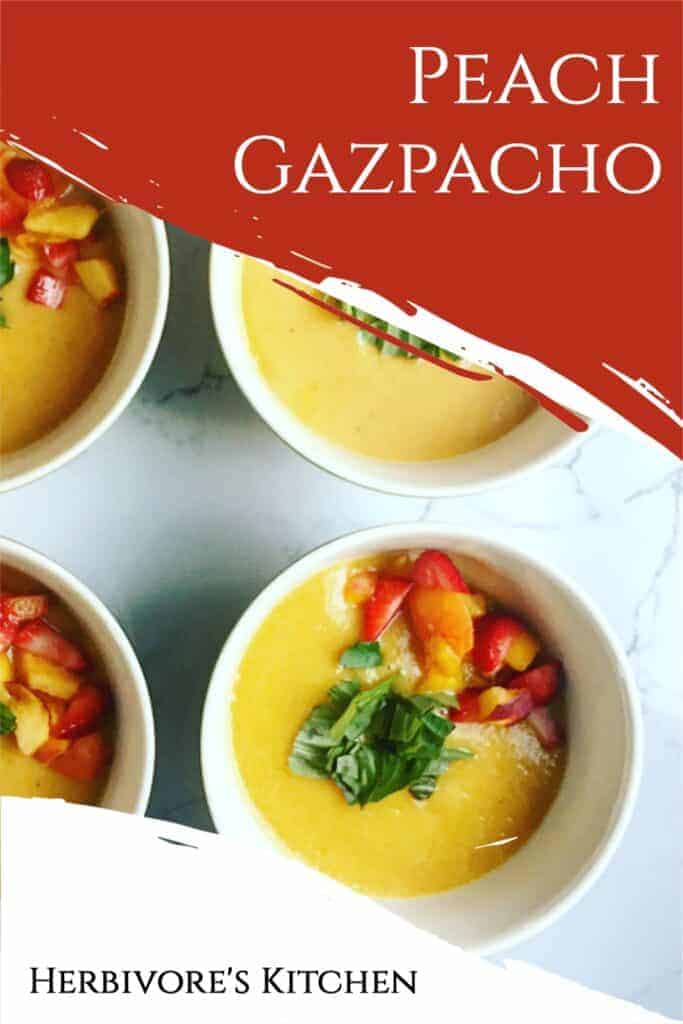 Peach Gazpacho: Celebrate the End of Summer with this Fruit Gazpacho Recipe