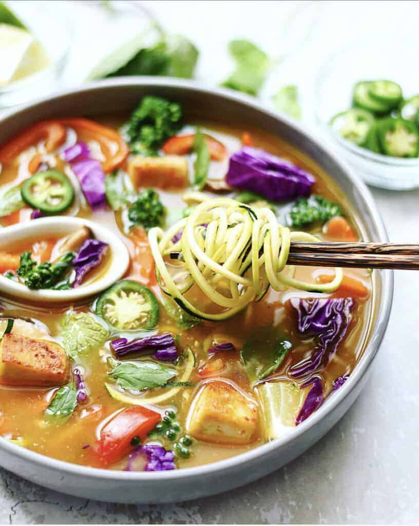 Veggie Loaded Vegan Pho