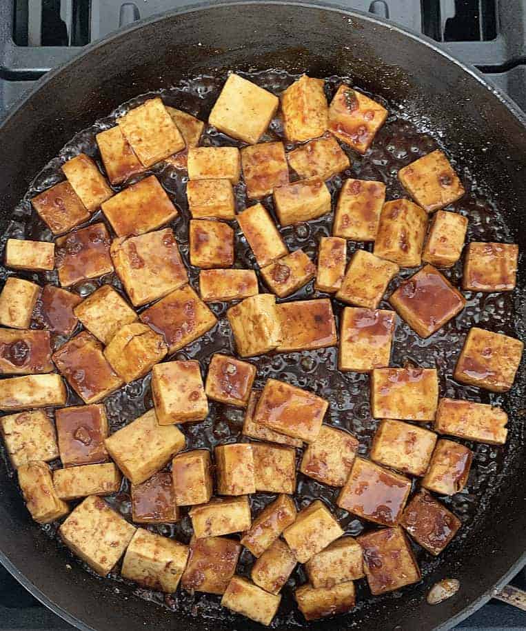 Vegan Chinese Food Spicy Asian Tofu Bowls by Herbivores Kitchen