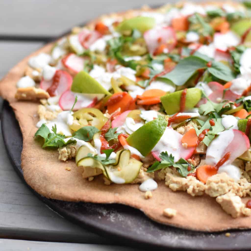 Bahn Mi Vegan Pizza Recipe Herbivores Kitchen