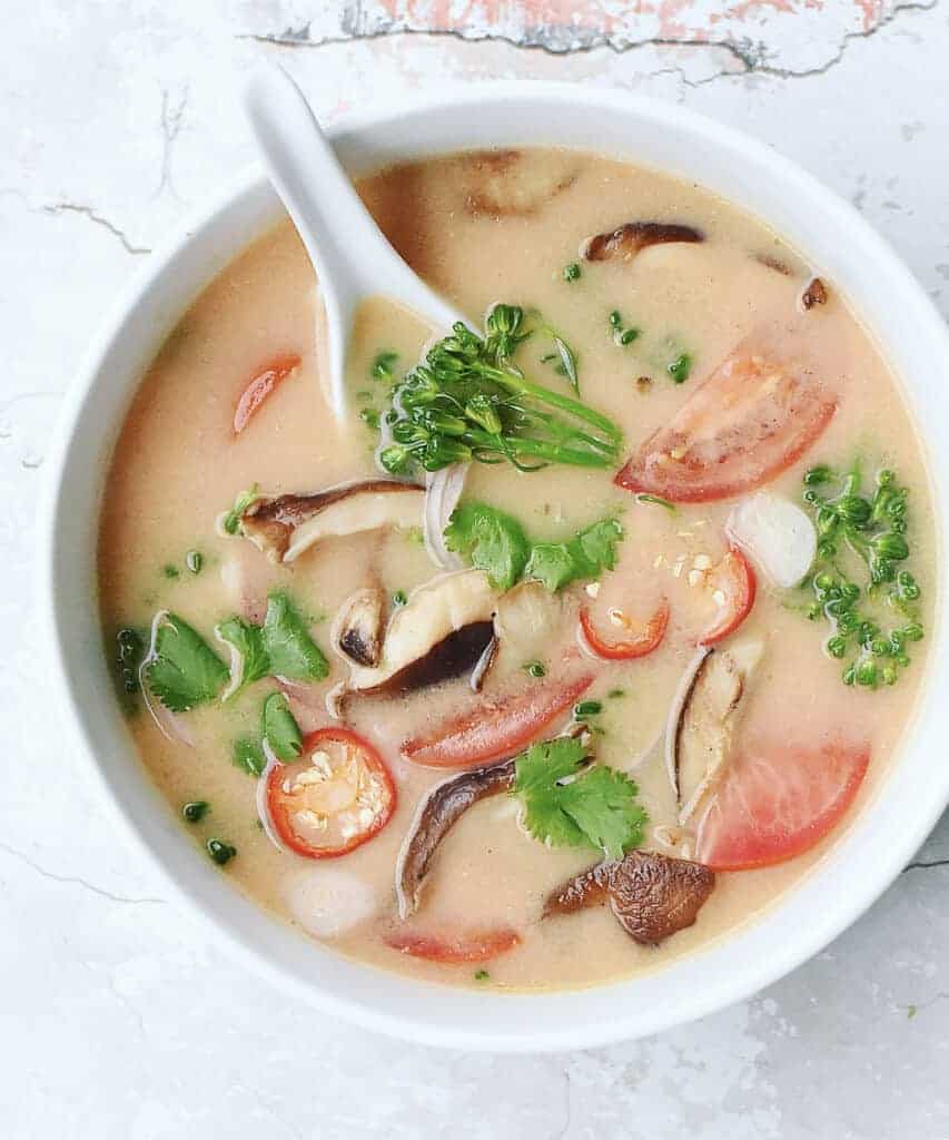 Vegan Tom Yum Soup Recipe