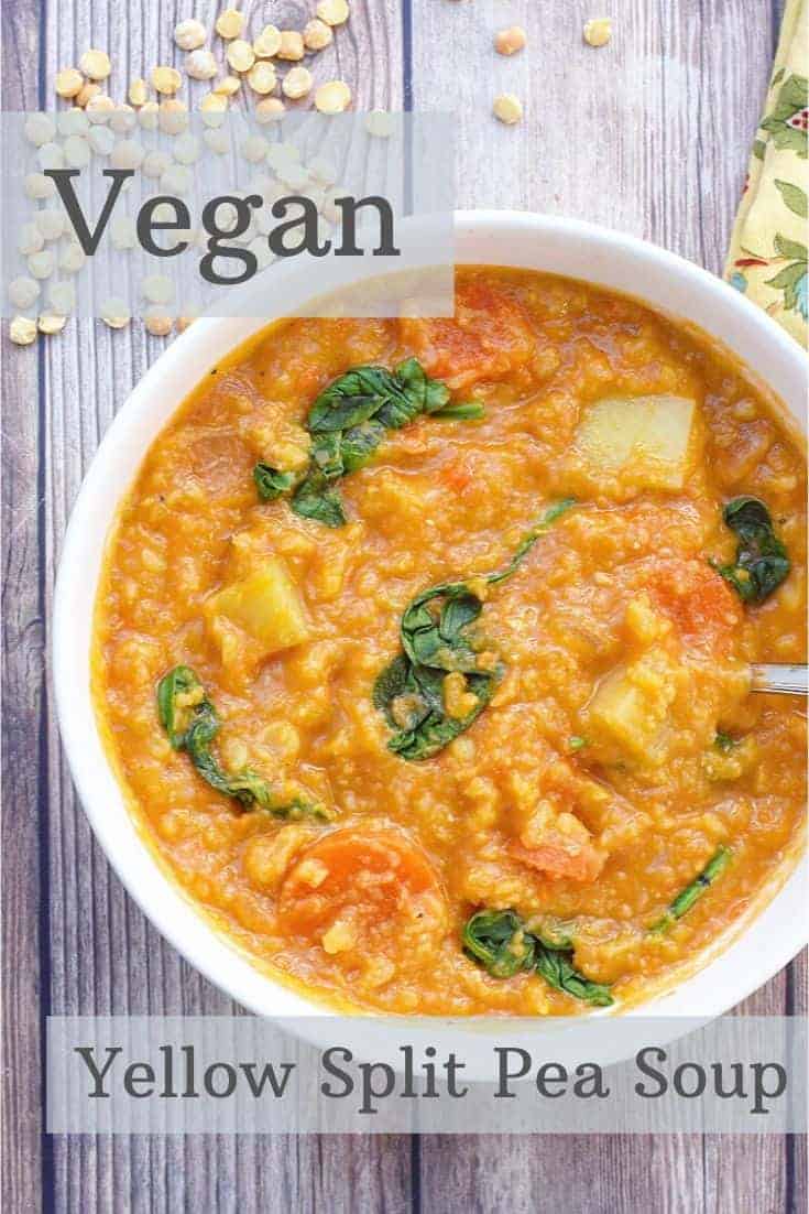 Easy Vegan Recipes Series: Yellow Split Pea Soup