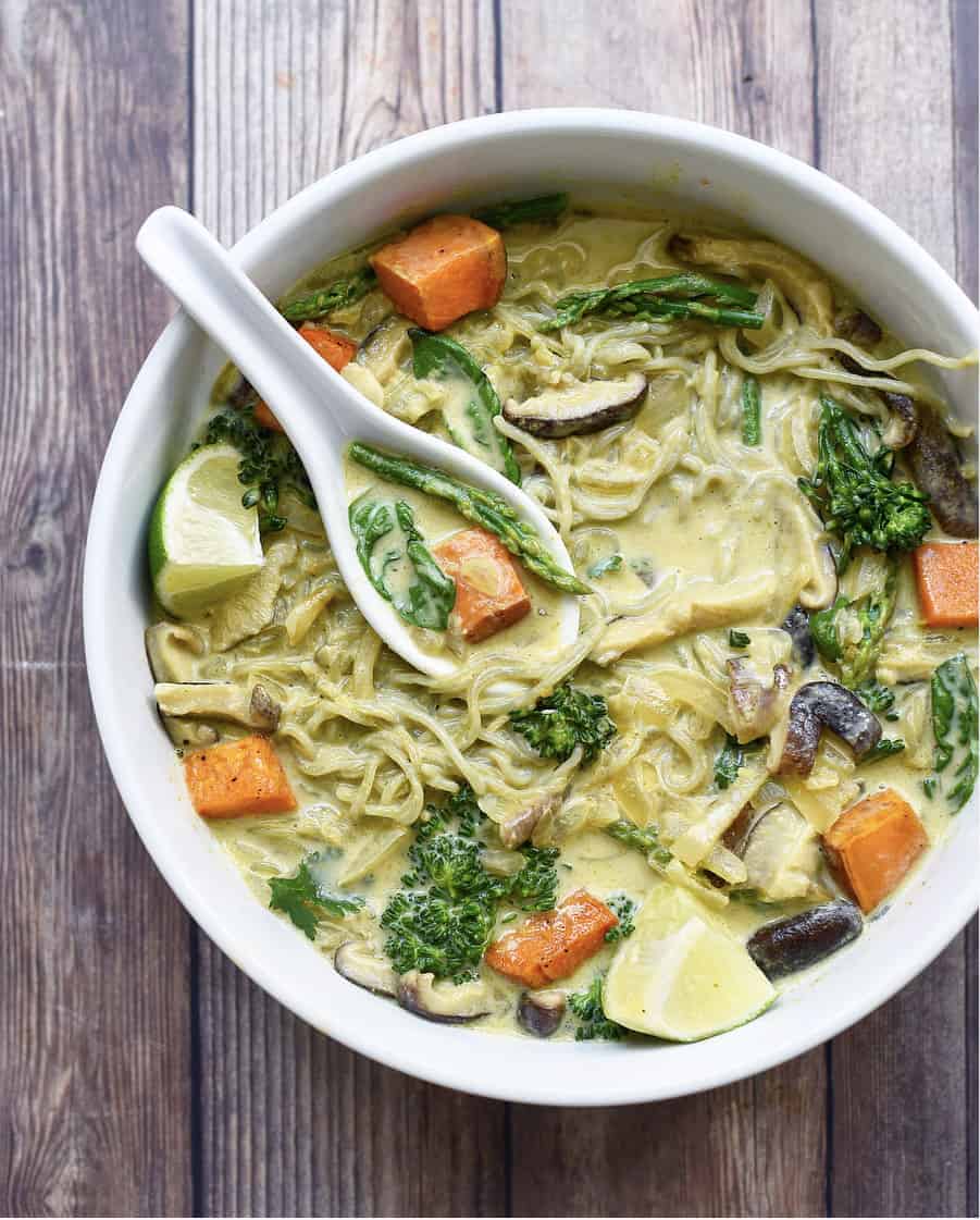 Vegetarian thai hot sale green curry