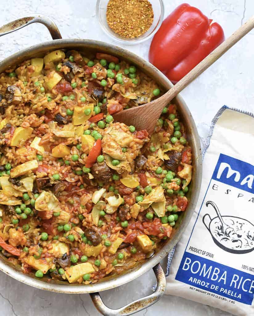 Vegetarian Paella - Dishing Out Health