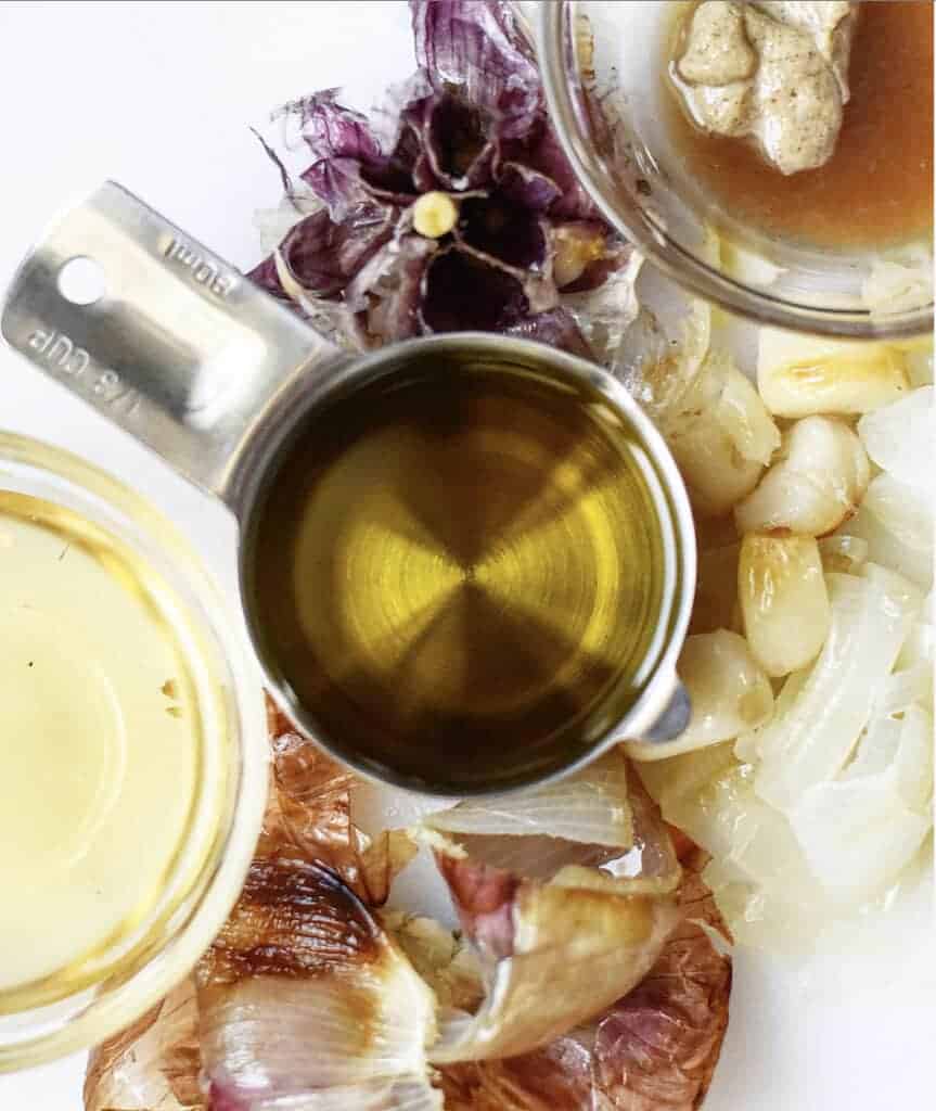 Roasted Garlic & Roasted Shallot Salad Dressing