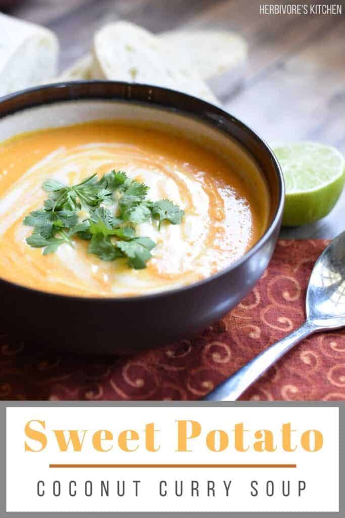 Coconut Curry Sweet Potato Soup