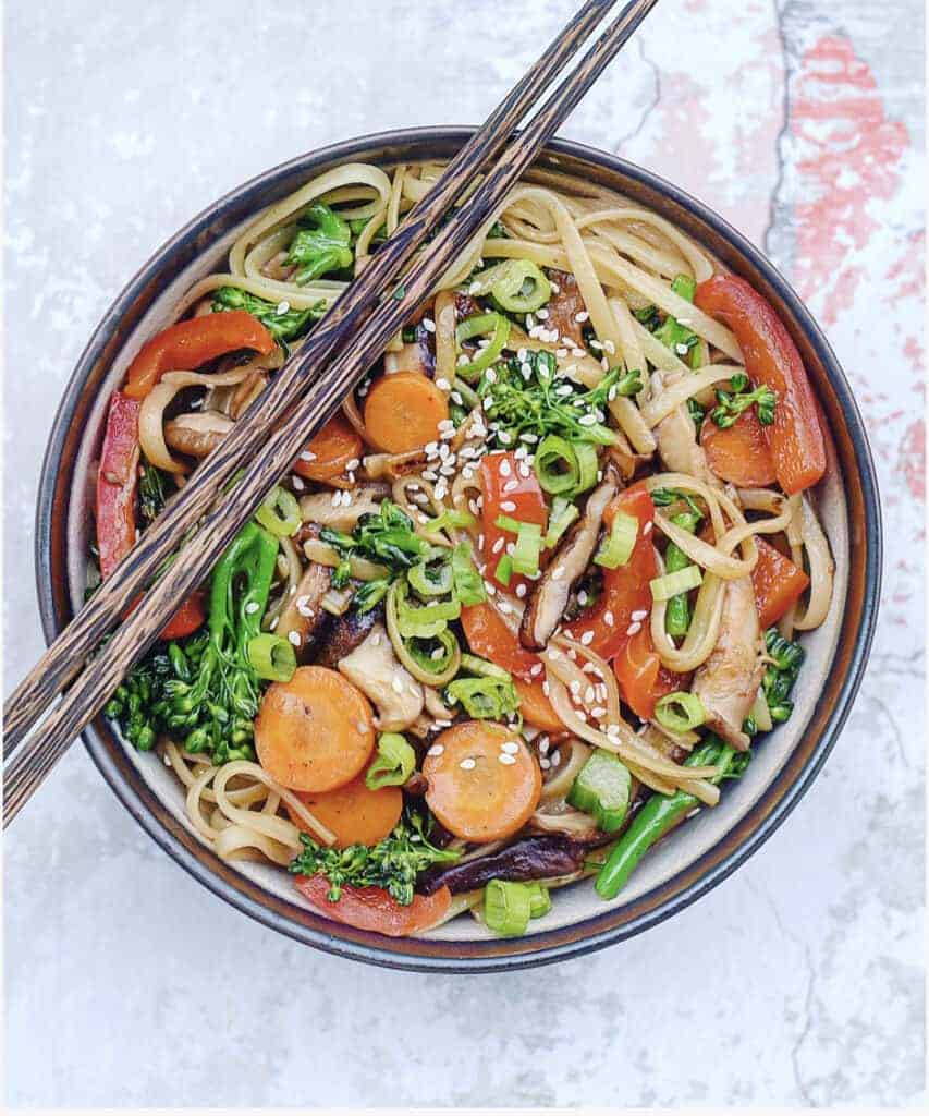 lo mein recipe no vegetables clipart