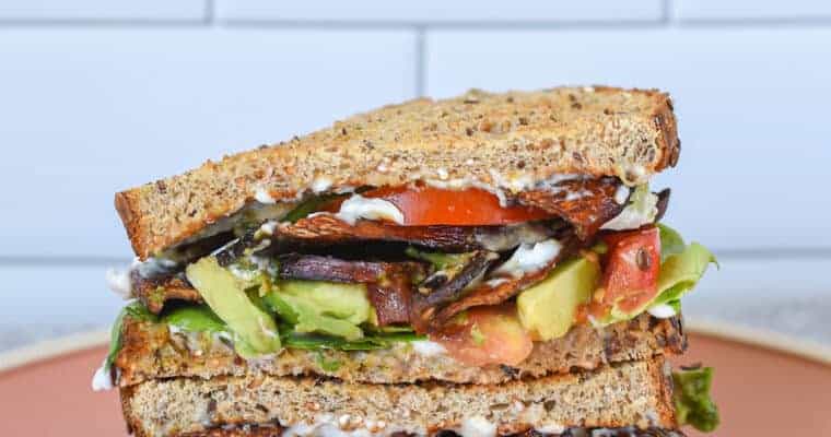 The Best Vegan BLT Sandwich (with Mushroom Bacon)