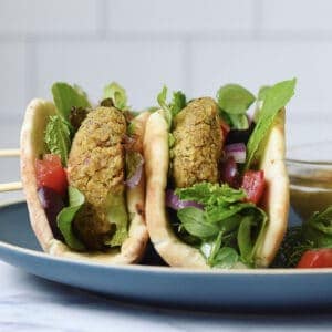 Baked Falafel Sandwiches