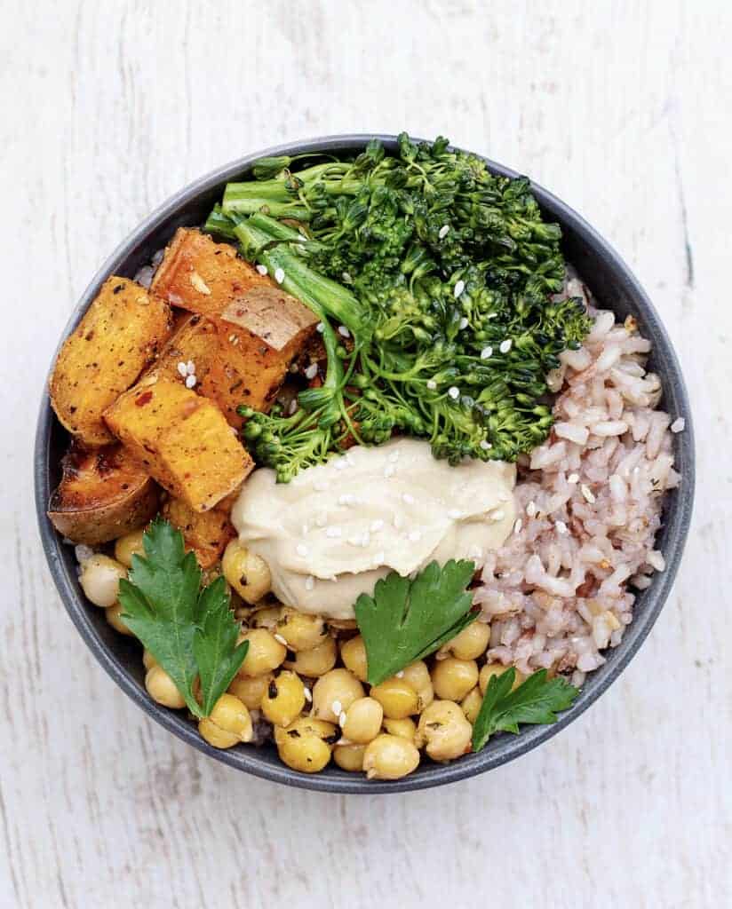 Mediterranean-Inspired Vegan Buddha Bowl