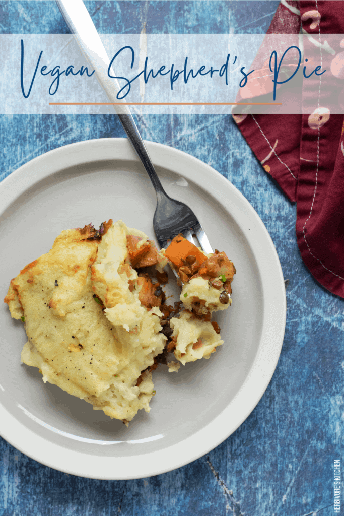 Vegetarian Shepherd's Pie with Lentils - Dishing Out Health