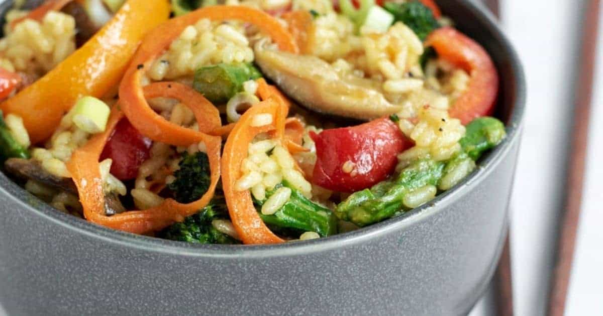 Easy Vegetable Fried Rice with Egg - Southern Cravings