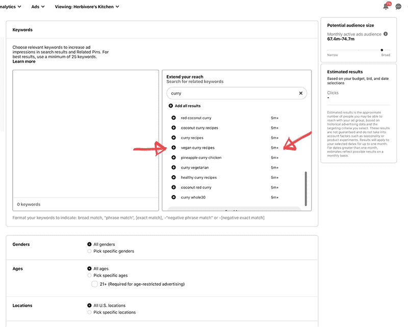 How to Use Keywords to Market Your Food Blog