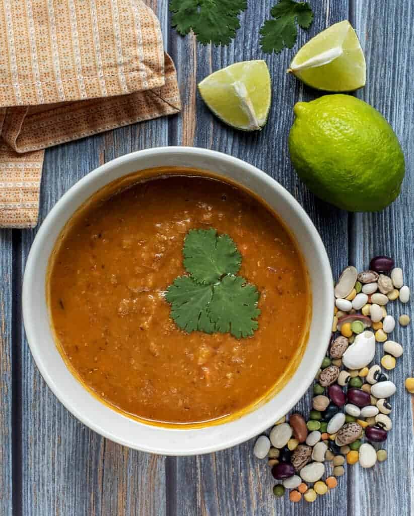 Southwest Black Bean Tomato Soup