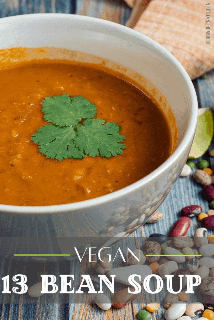 Vegan Thirteen Bean Soup Recipe