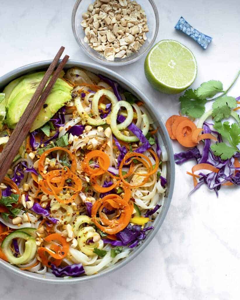 Vegan Spring Roll Bowl Recipe