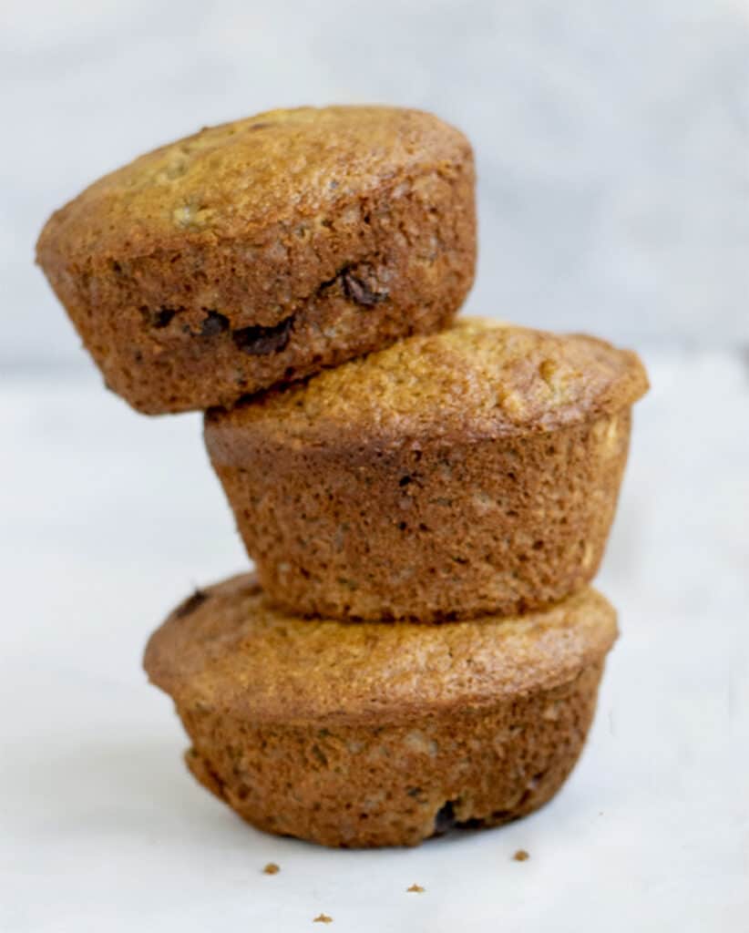 Gluten Free Vegan Banana Bread Muffins