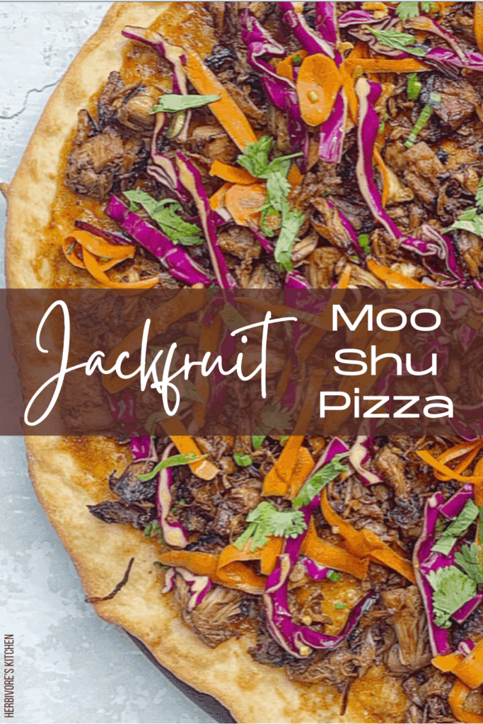 Moo Shu Jackfruit Pizza: Vegan Chinese Recipe Fusion