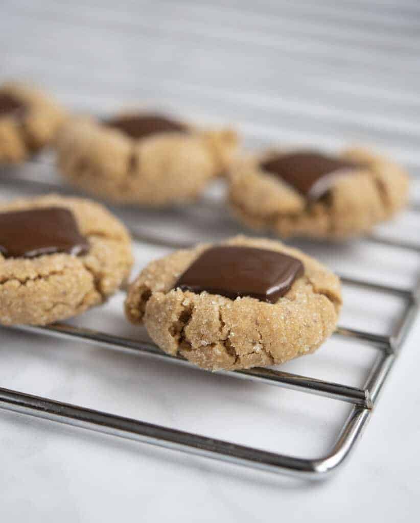 Vegan Peanut Butter Blossom Cookies Recipe