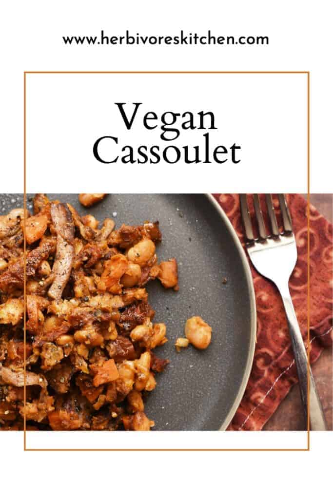 Vegan Cassoulet: This White Bean & King Oyster Mushroom Cassoulet is Every Bit as Delish as Its French Cassoulet Cousin! 