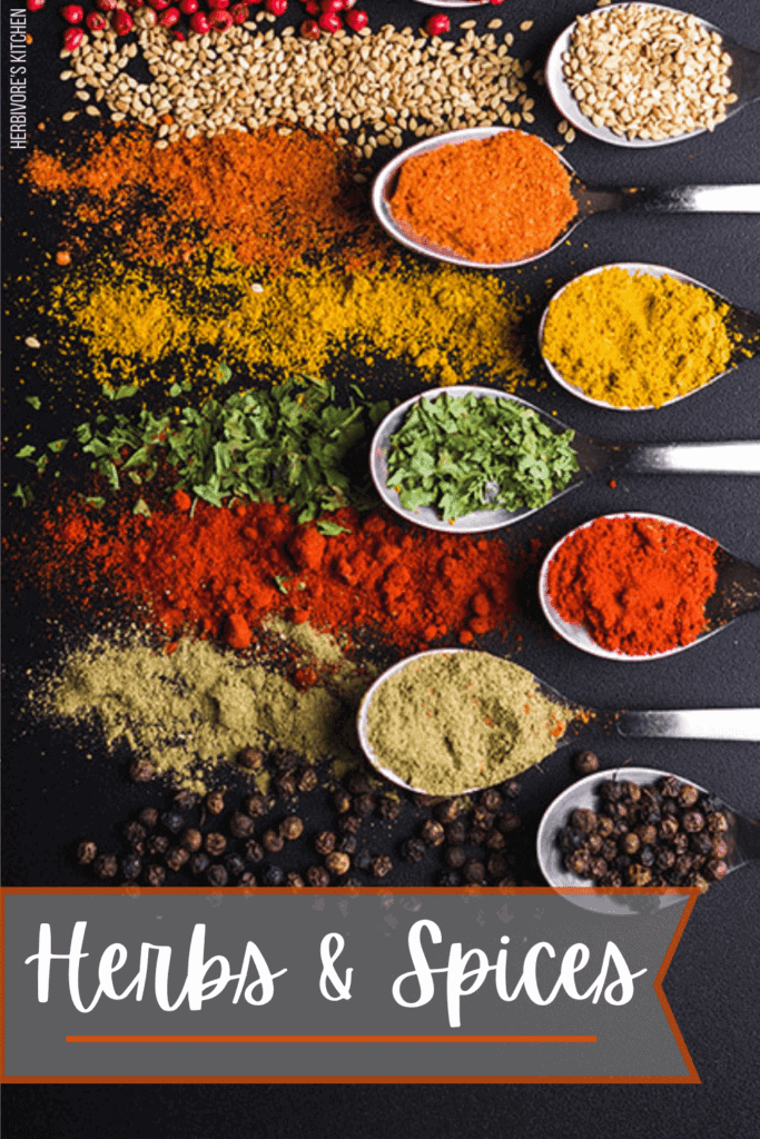 Vegan Staples Herbs and Spices