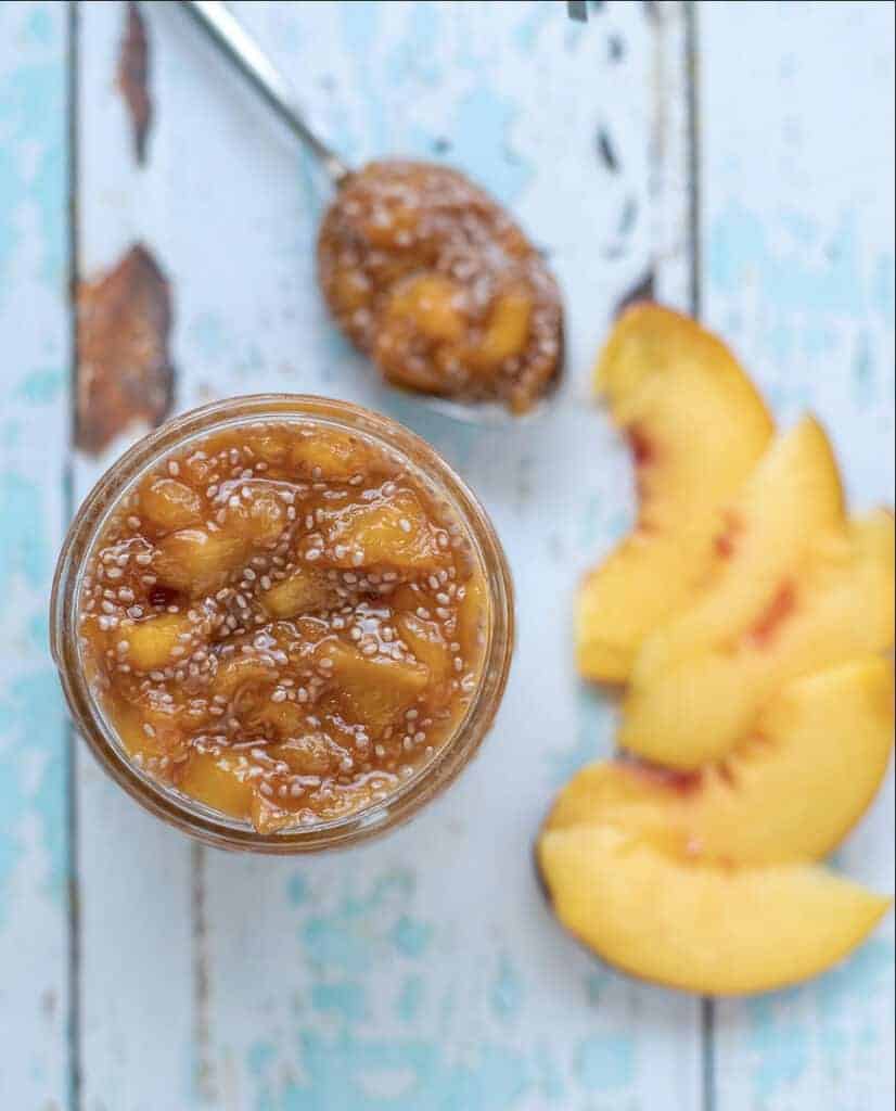 Fresh Peach Chia Jam