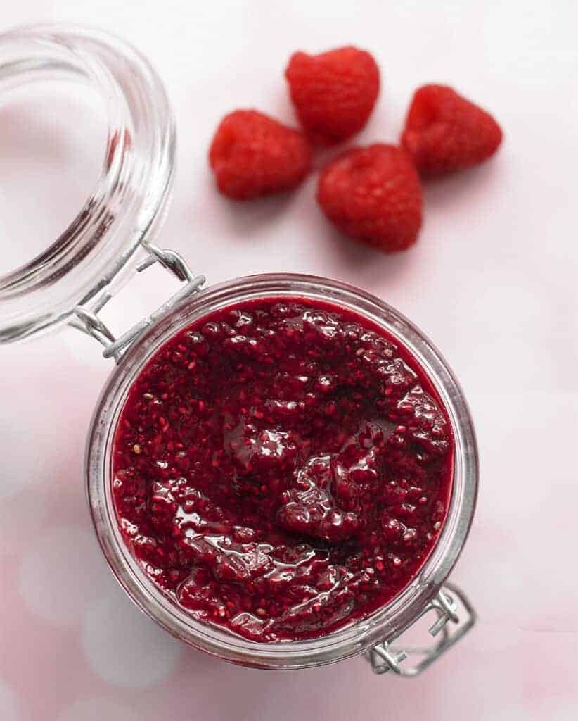 Vegan Raspberry Chia Jam: The Best of Plant Based Jam!