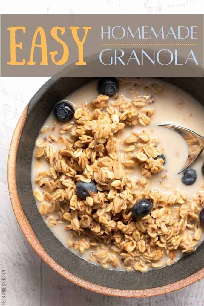 Small Batch Granola Recipes: This Easy Toasted Oat Granola Recipes Serves as the Base for Several Delicious Ways to Eat Granola!