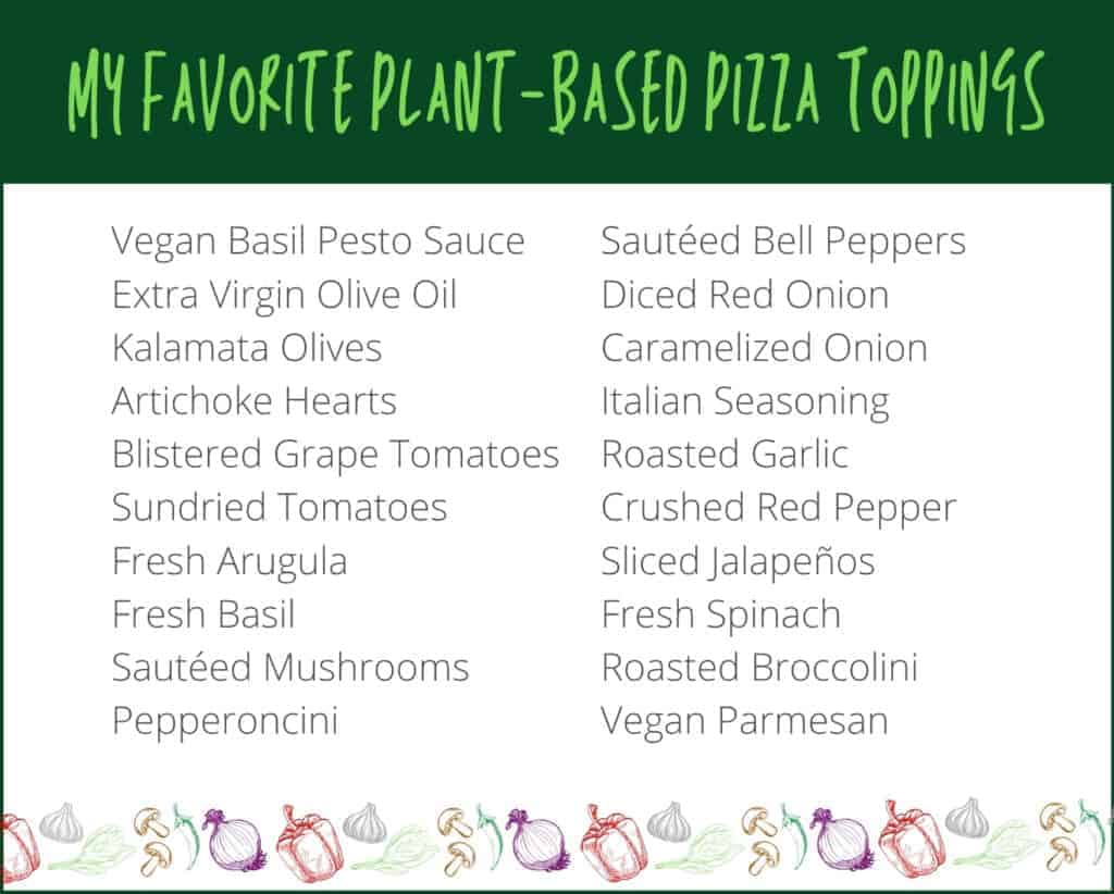 list of pizza toppings