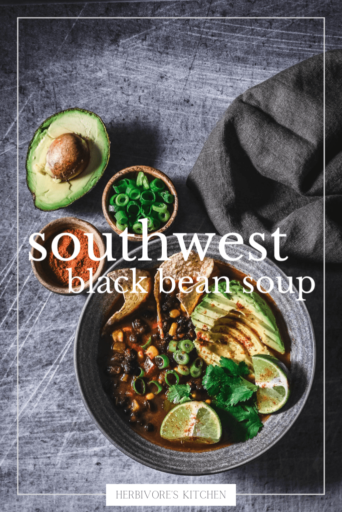 Southwest Black Bean Soup