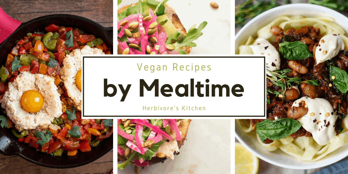 Vegan Recipes by Mealtime