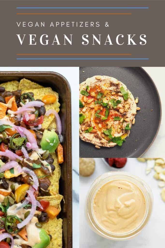 Vegan Recipes by Mealtime Vegan Snacks and Vegan Appetizers