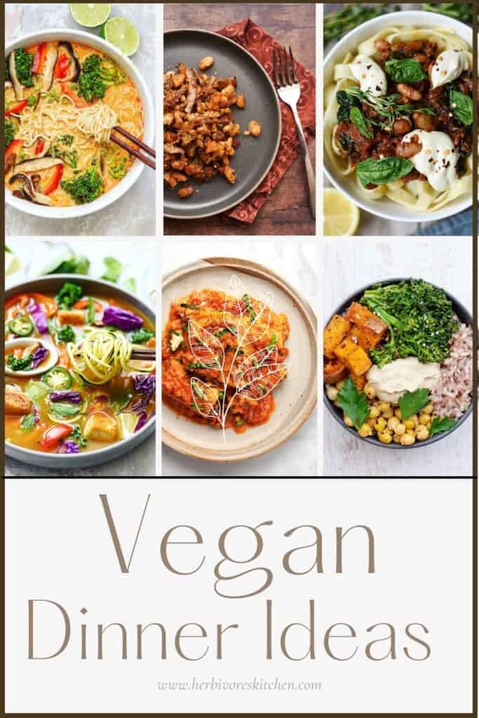 Vegan Recipes by Mealtime Vegan Dinner Ideas