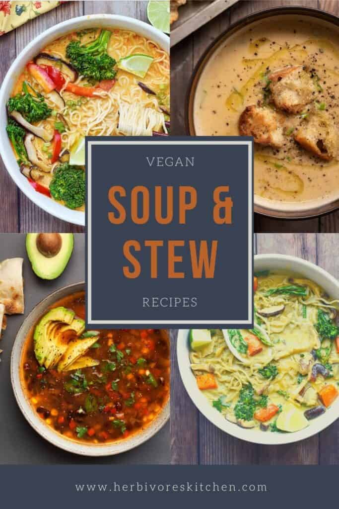 Vegan Recipes by Mealtime Vegan Soup & Stew Recipes