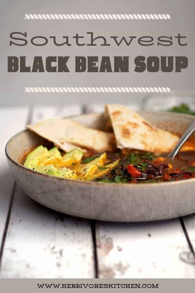 southwestern black bean soup