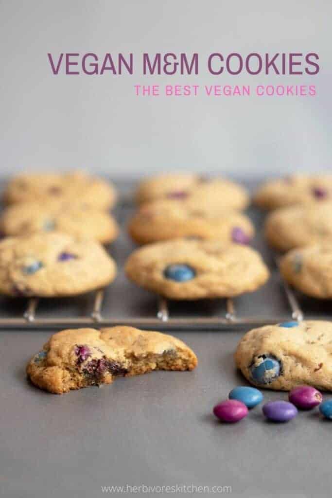 Vegan M&M Cookies: The Best Vegan Cookies in the Whole Wide World of Vegan Baking (and Maybe Baking in General!)