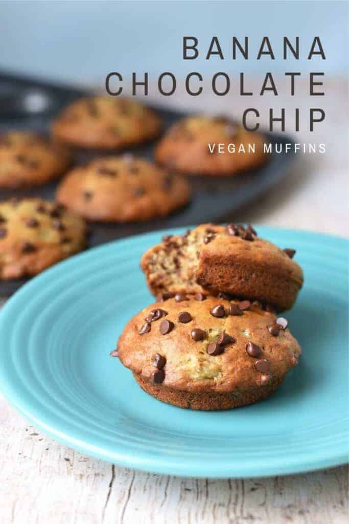 Vegan Banana Chocolate Chip Muffins When It Comes to Vegan Muffins, These Plant-Based Banana Muffins Are the Best!