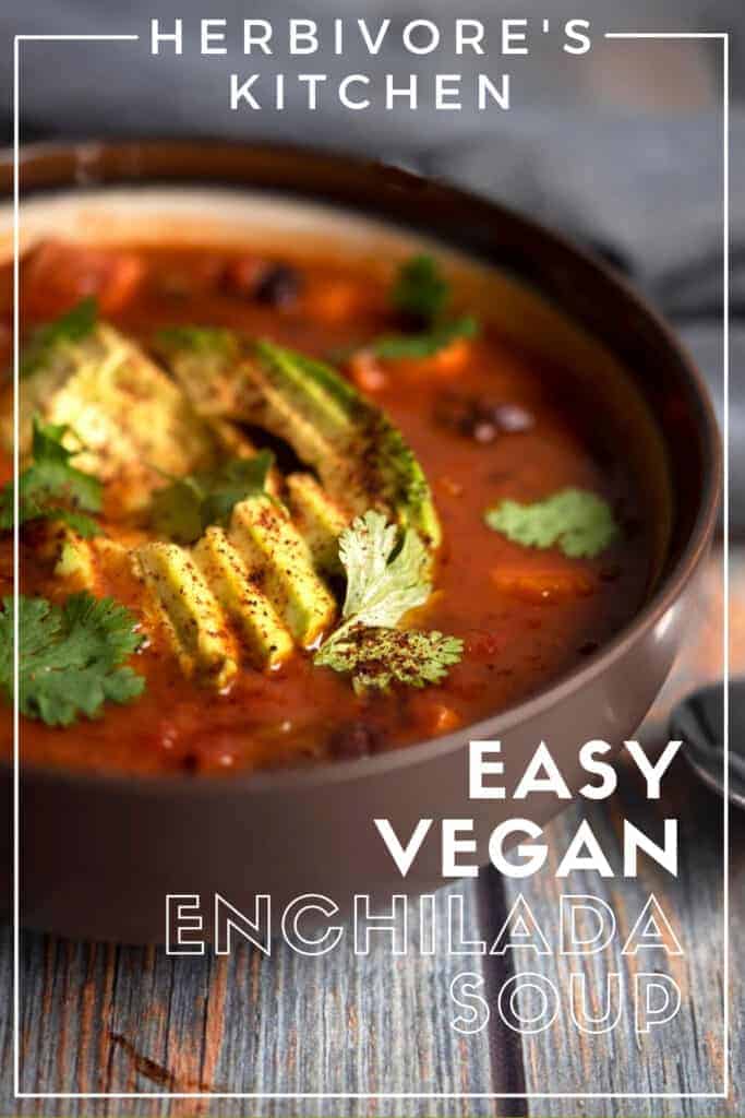 Vegan Enchilada Soup Recipe