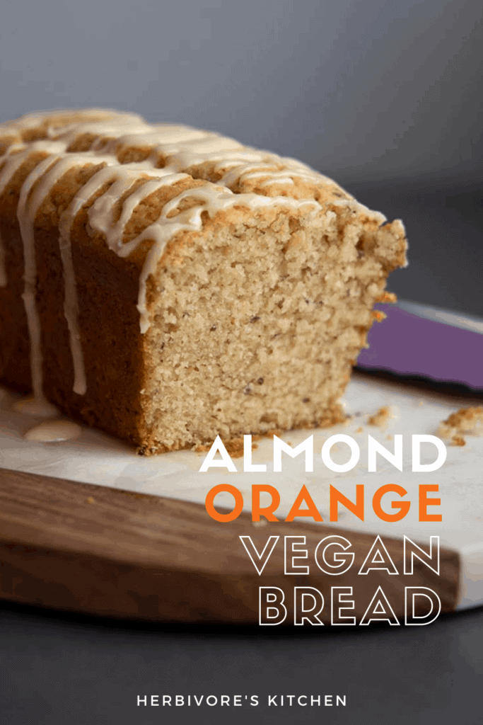 Orange Almond Vegan Sweet Bread Recipe