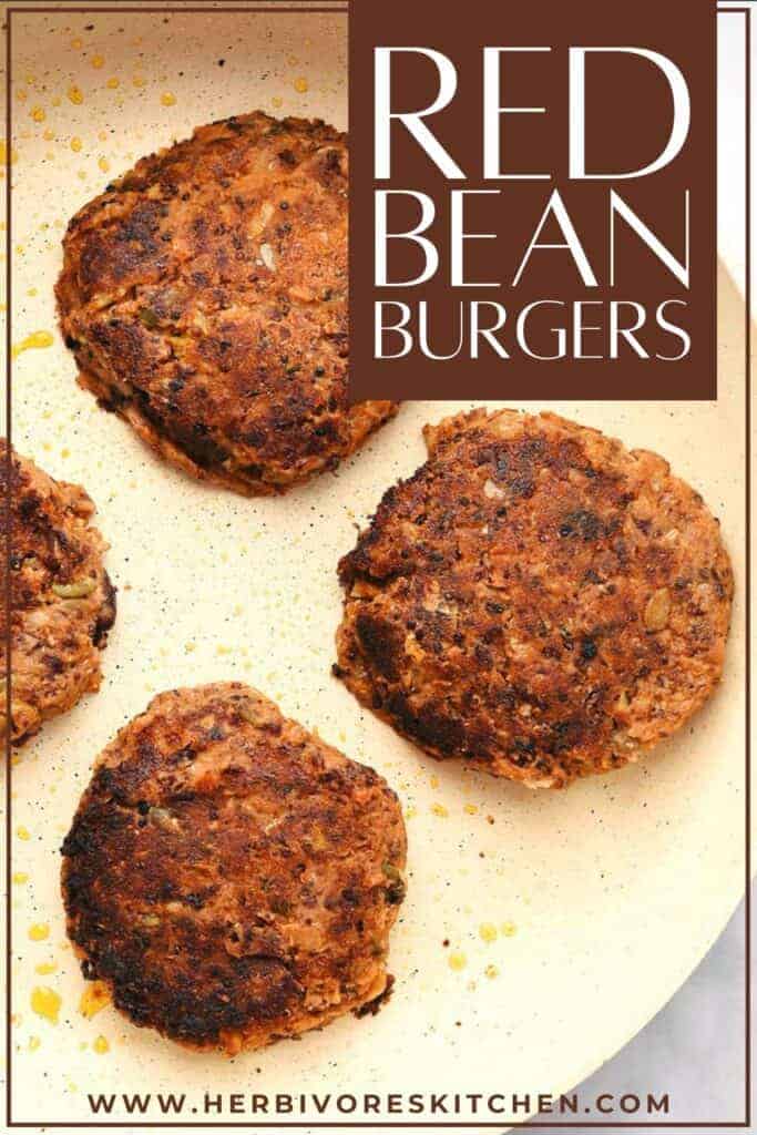 Red Bean Burger Recipe Want to Try the Best Vegan Burger? Give These Vegan Kidney Bean Burgers a Shot!