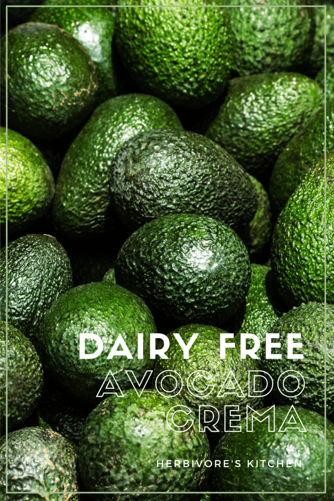 Vegan Avocado Crema Recipe