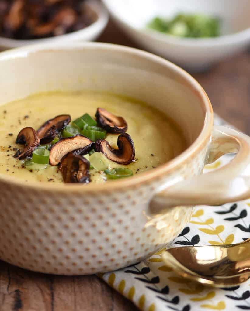 Vegan Potato Cauliflower Soup Cozy Up with this Healthy Cauliflower Potato Soup