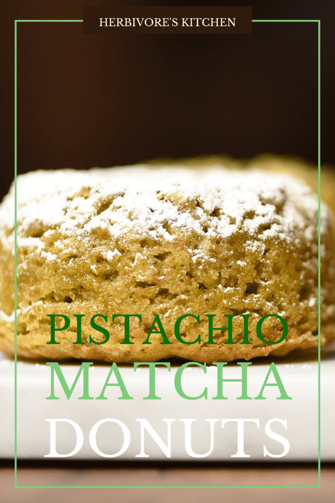 Matcha Pistachio Donuts Recipe