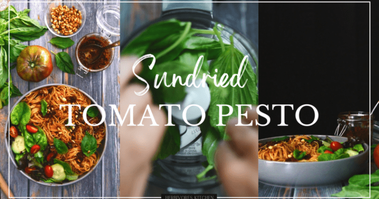 Vegan Sundried Tomato Pesto