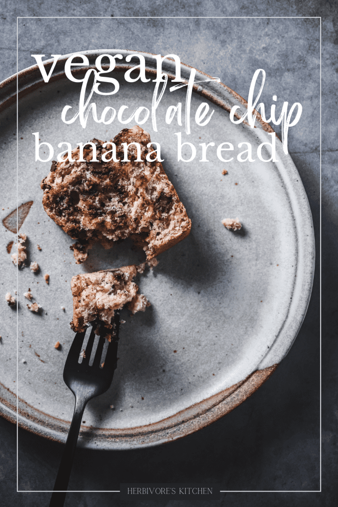 Vegan Chocolate Chip Banana Bread Simple, Delicious & Plant Based: Dairy Free Banana Bread