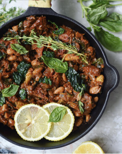Kale and White Bean Ragu